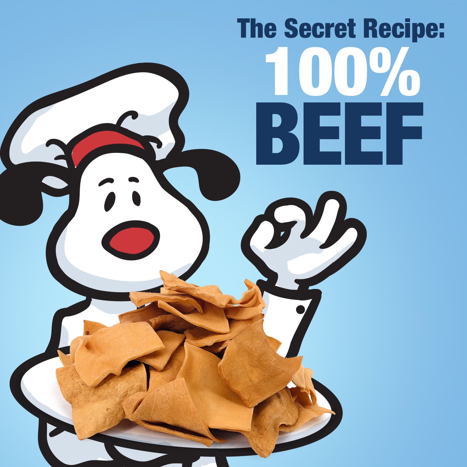 ValueBull USA Rawhide Chips, Smoked, 200 Count Bulk Pack - Smoked - 200 Chips