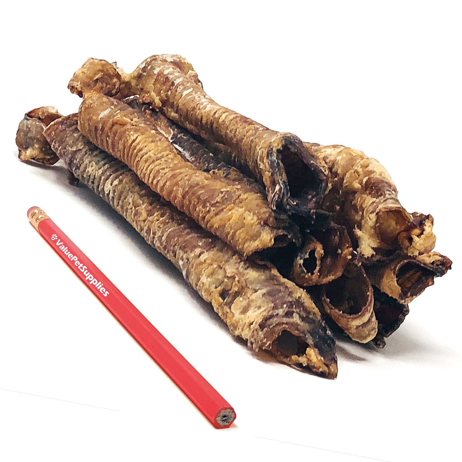 ValueBull Lamb Trachea for Dogs, Premium, 4-9 Inch, 2 Pound Bulk Pack - Trachea - 2 Pound