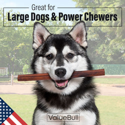 ValueBull USA Collagen Sticks for Dogs, 12 Inch Jumbo Chews, Natural Long-Lasting Dog Treats, 100 Count Bulk Pack - Jumbo - 100 Count