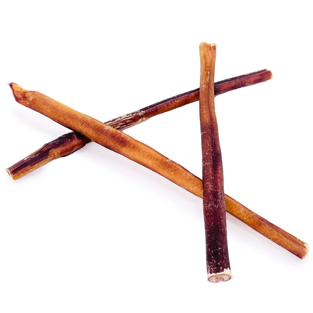 ValueBull USA Bully Sticks for Large Dogs, Thick 12 Inch, 25 Count - Thick - 25 Sticks