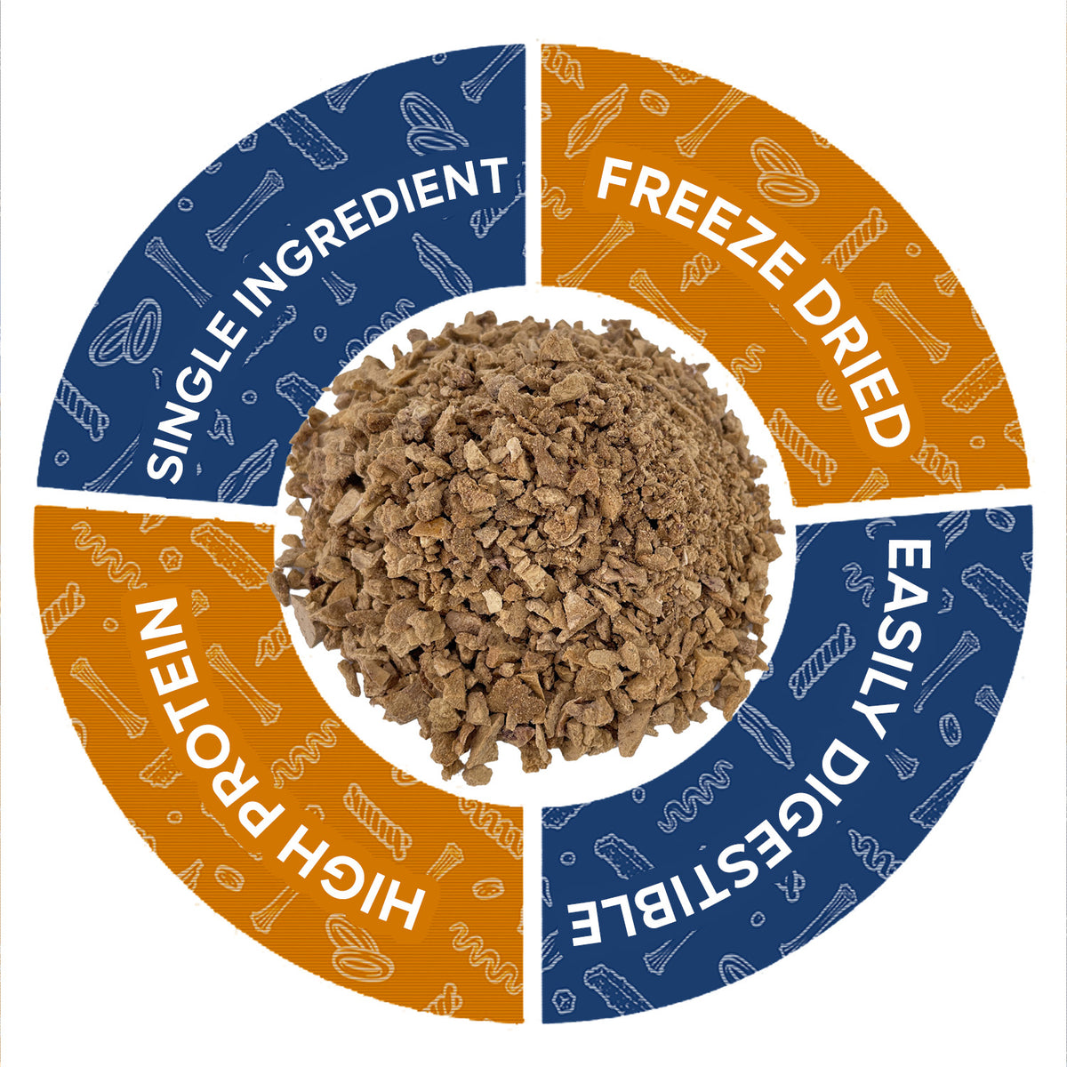 ValueBull USA Freeze Dried Lamb Liver Food Topper for Dogs & Cats, 2 Pound - Liver - 2 Pound