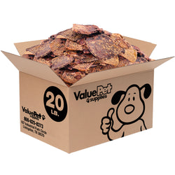 ValueBull Beef Lung Wafers, Premium 20 Pounds Wholesale Pack - Wafers - 20 Pound