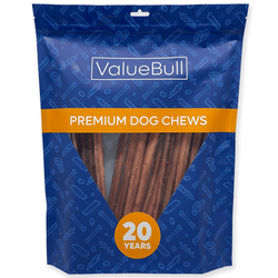 ValueBull Odor Free Bully Sticks for Dogs, Medium 12 Inch, 25 Count - 25