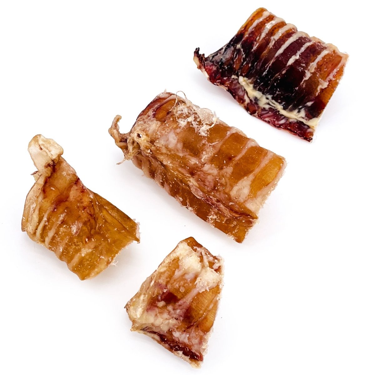 ValueBull USA Beef Trachea Bites for Small Dogs, 5 Pounds Bulk Pack - Bites - 5 Pound