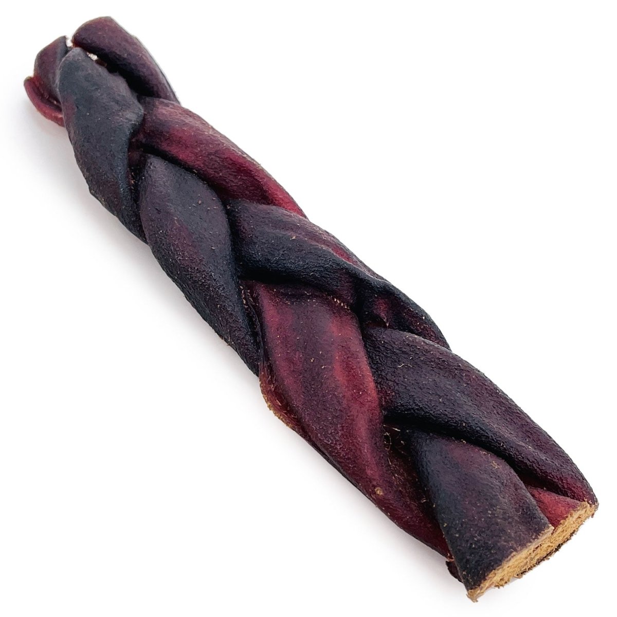 ValueBull USA Collagen Braid Beef Large Dog Chews, Thick 6 Inch 50 Count - Thick - 50 Braids