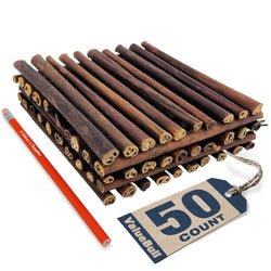 ValueBull USA Collagen Sticks for Small Dogs, 6 Inch Extra Thin Chews, Natural Dog Treats, 50 Count - ValuePetSupplies