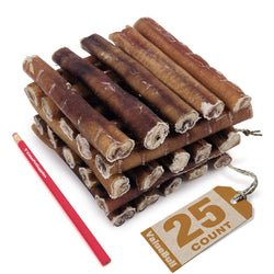 ValueBull USA Bully Sticks, Super Jumbo 6 Inch, 25 Count - ValuePetSupplies