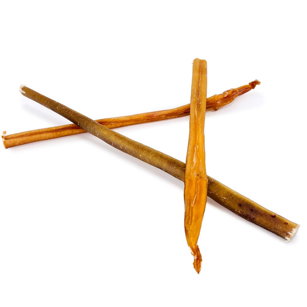 ValueBull USA Bully Sticks for Small Dogs, Thin 12 Inch, 100 Count BULK PACK - ValuePetSupplies