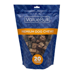 ValueBull Premium Beef Lung Cubes, 1 Pound - 1