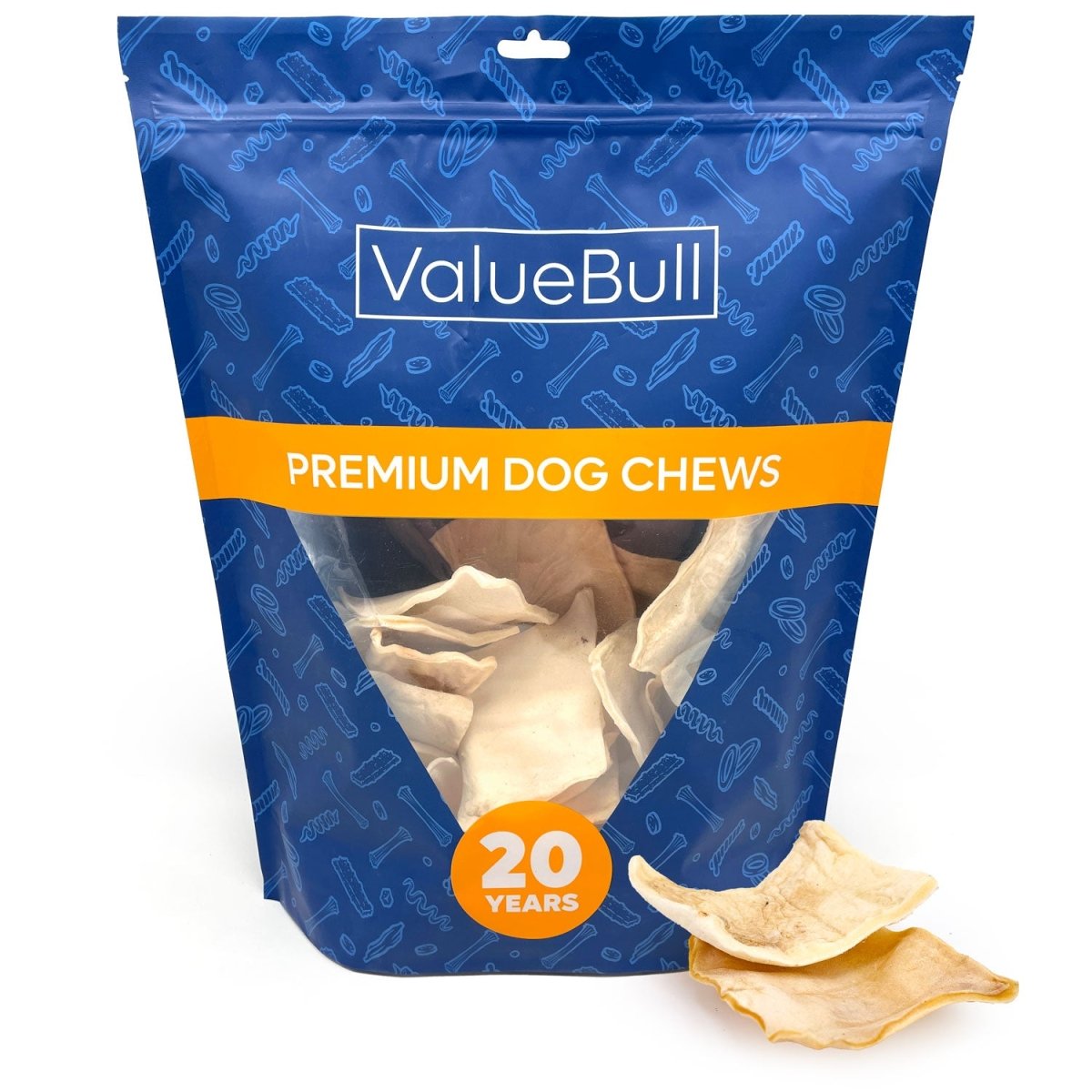 ValueBull USA Rawhide Chips, 2 Pound - ValuePetSupplies