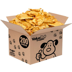 ValueBull USA Rawhide Chips, Chicken Infused, 200 Count BULK PACK - ValuePetSupplies