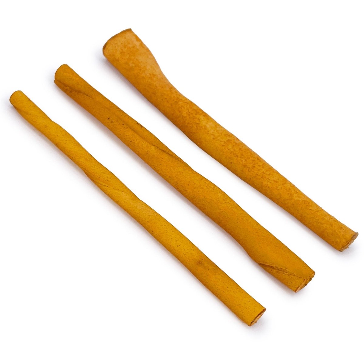 ValueBull USA Rawhide Twists for Small Dogs, 5 Inch, Smoked, Varied Thicknesses, 100 Count - ValuePetSupplies