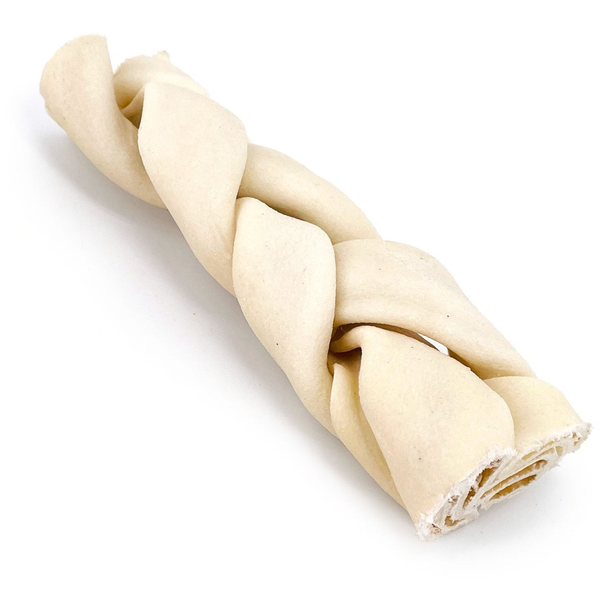 ValueBull USA Beef Rawhide Triple Braided Sticks, Premium Thick Cut, 6 Inch, 100 Count BULK PACK - ValuePetSupplies