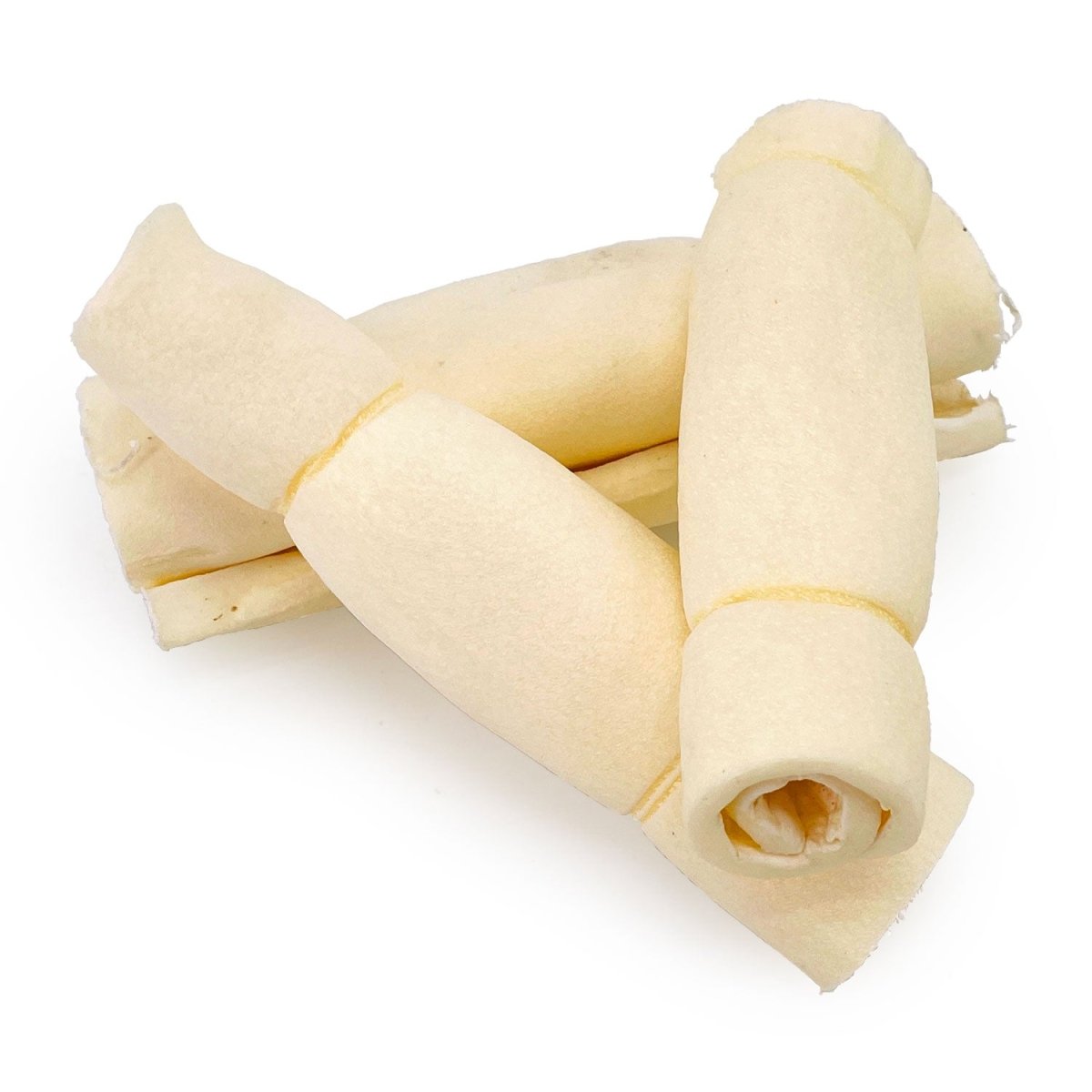 ValueBull Beef Cheek Rolls, Long Lasting Dog Chews, Varied Shapes, 6 Inch, 10 Pounds BULK PACK - ValuePetSupplies