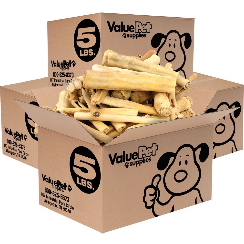 ValueBull Cow Tails Dog Chews, Varied Shapes, 20 Pounds BULK PACK - ValuePetSupplies