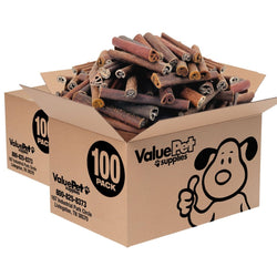 ValueBull Collagen Sticks for Dogs, 6 Inch Jumbo Chews, Natural Long-Lasting Dog Treats, 200 Count Bulk Pack - ValuePetSupplies