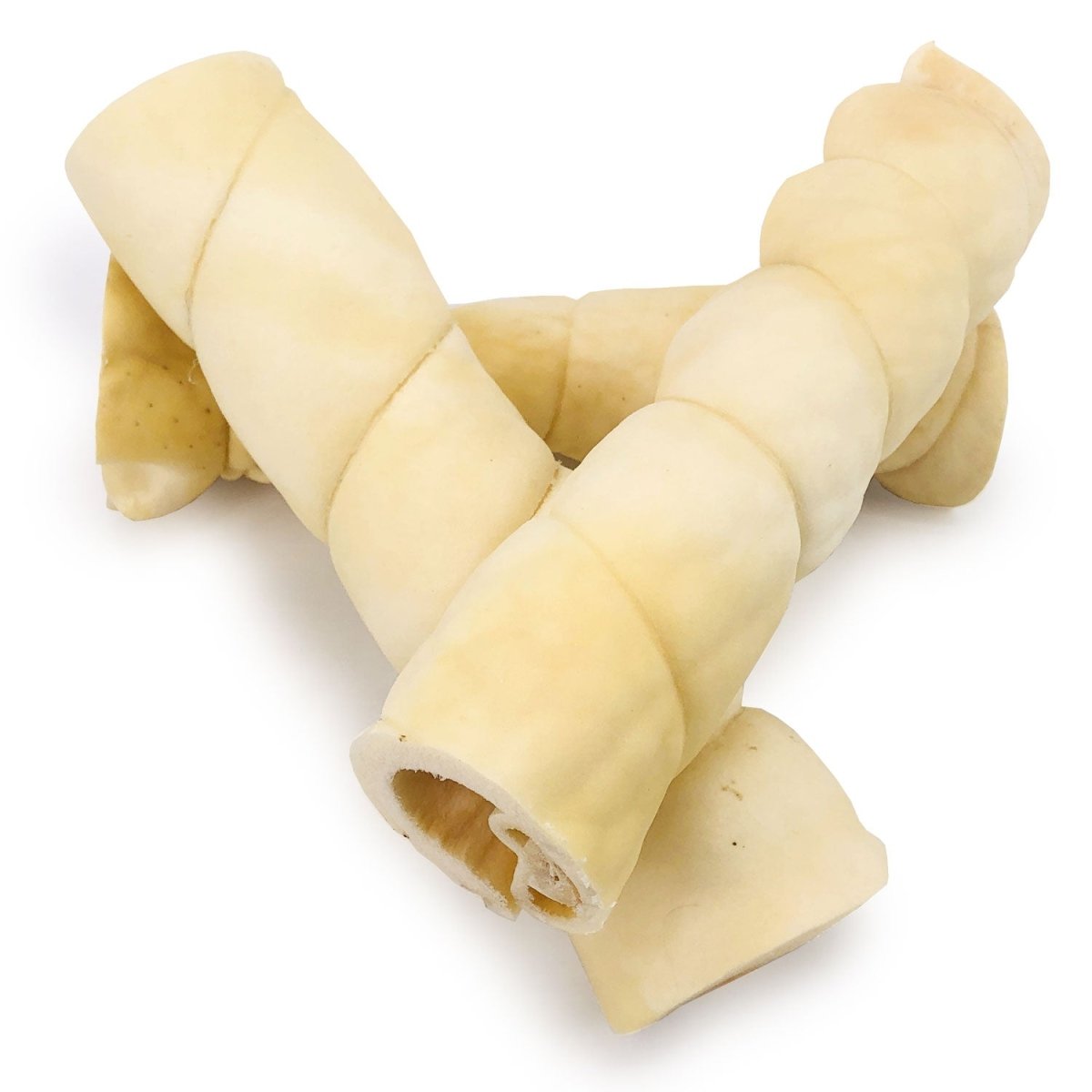 ValueBull Beef Cheek Rolls, Long Lasting Dog Chews, Jumbo 9 - 10 Inch, 100 Count Wholesale Pack - ValuePetSupplies