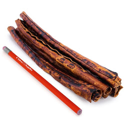 ValueBull USA Retriever Rolls for Small Dogs, Premium Rawhide, Thin 10 Inch. Natural Beef Flavor, 10 Count - ValuePetSupplies