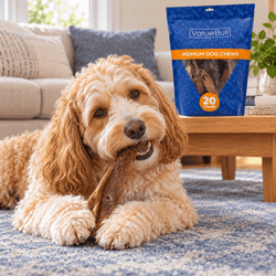 ValueBull Hairy Goat Ears for Dogs, 50 Count - ValuePetSupplies