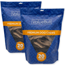 ValueBull Hairy Lamb Ears for Dogs, 50 Count - ValuePetSupplies