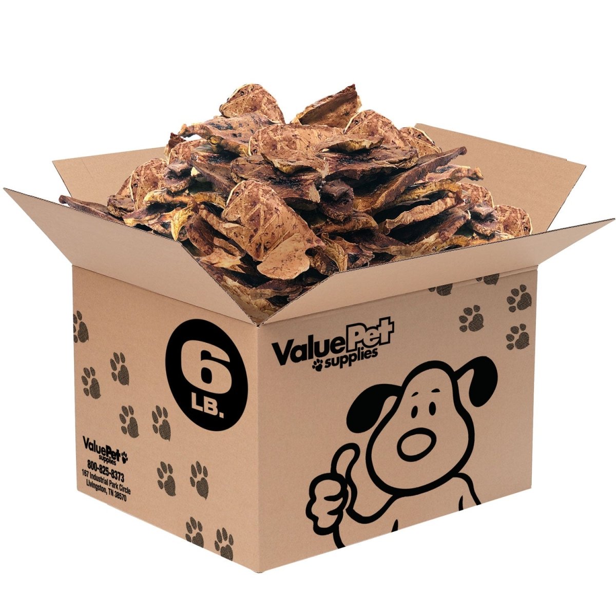 ValueBull NZ Lamb Lung Dog Chews, Sliced, 6 Pounds - ValuePetSupplies