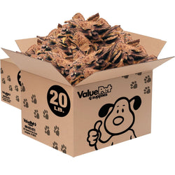 ValueBull New Zealand Lamb Lung Dog Chews, Sliced, 40 Pound Wholesale Pack - ValuePetSupplies