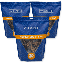 ValueBull Lamb Lung for Dogs, Varied Shapes and Sizes, 6 Pound - ValuePetSupplies