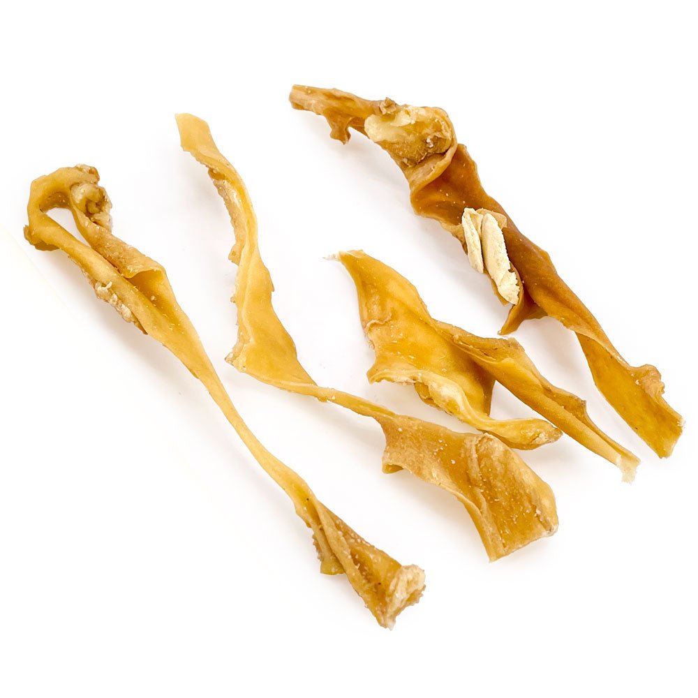 ValueBull Cheek Slices, Premium Lamb Dog Chews, Varied Shapes, 5 - 6 Inch, 2 Pounds - ValuePetSupplies