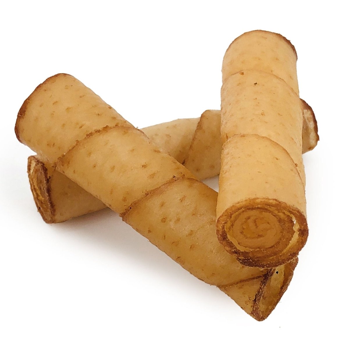 ValueBull USA Pig Skin Twists, Small, Smoked, 200 Count BULK PACK - ValuePetSupplies