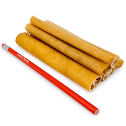 ValueBull USA Pig Skin Retriever Rolls, 6 Inch, Smoked, 25 Count - ValuePetSupplies