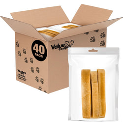 ValueBull Himalayan Yak Cheese Dog Chews, Large, 40 Pound RESALE PACKS (3 bars per bag) - ValuePetSupplies