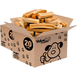 ValueBull Himalayan Yak Cheese Dog Chews, Medium, 40 lb WHOLESALE PACK - ValuePetSupplies