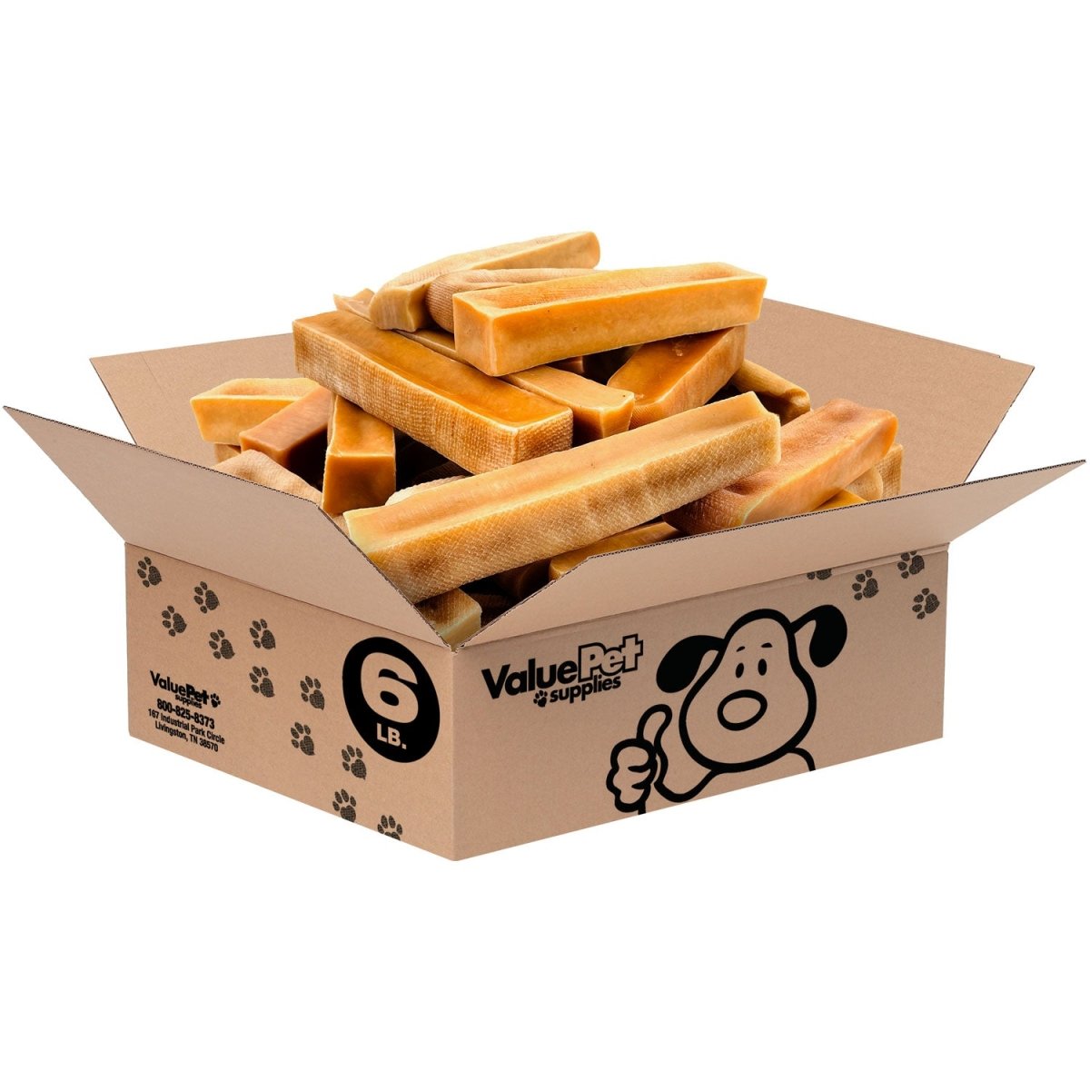 ValueBull Himalayan Yak Cheese Dog Chews, Extra Large, 6 lb Bulk Pack - ValuePetSupplies