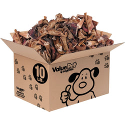 ValueBull Bully Stick Bits, Natural Dog Chews, 10 Pounds BULK PACK - ValuePetSupplies