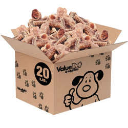 ValueBull Beef Trachea, Premium 5-6 Inch, 20 Pound Bulk Pack - Tubes - 20 Pound