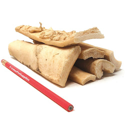 ValueBull Beef Cheek Slice Dog Chews, Thick 4-6 Inch, 60 Count Bulk Pack - ValuePetSupplies