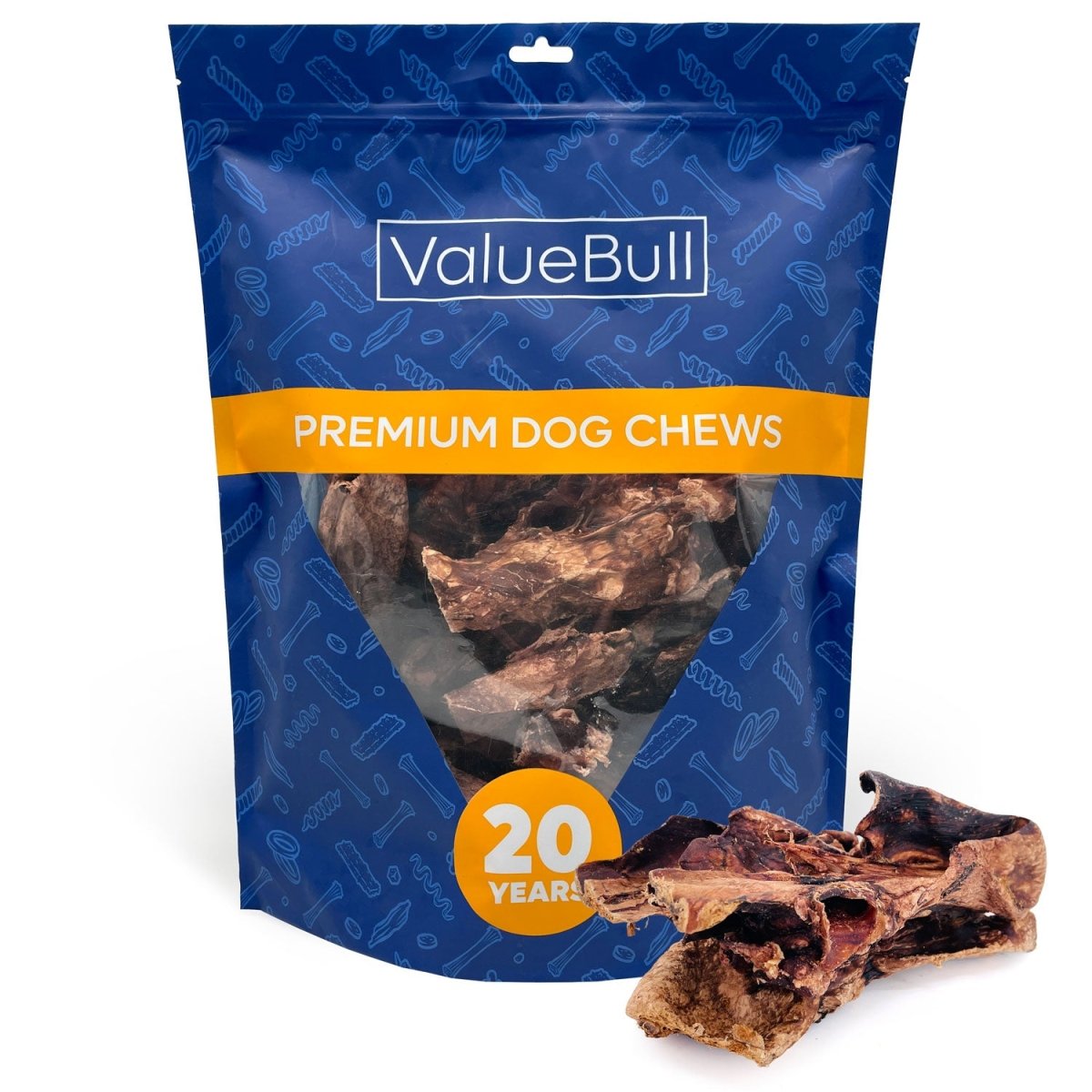 ValueBull Beef Lung Sticks, Premium 2 Pounds - ValuePetSupplies