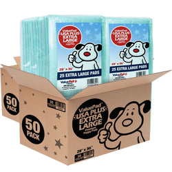 ValuePad USA Plus Puppy Pads, Extra Large 28x36 Inch, 100 Count BULK PACK - ValuePetSupplies