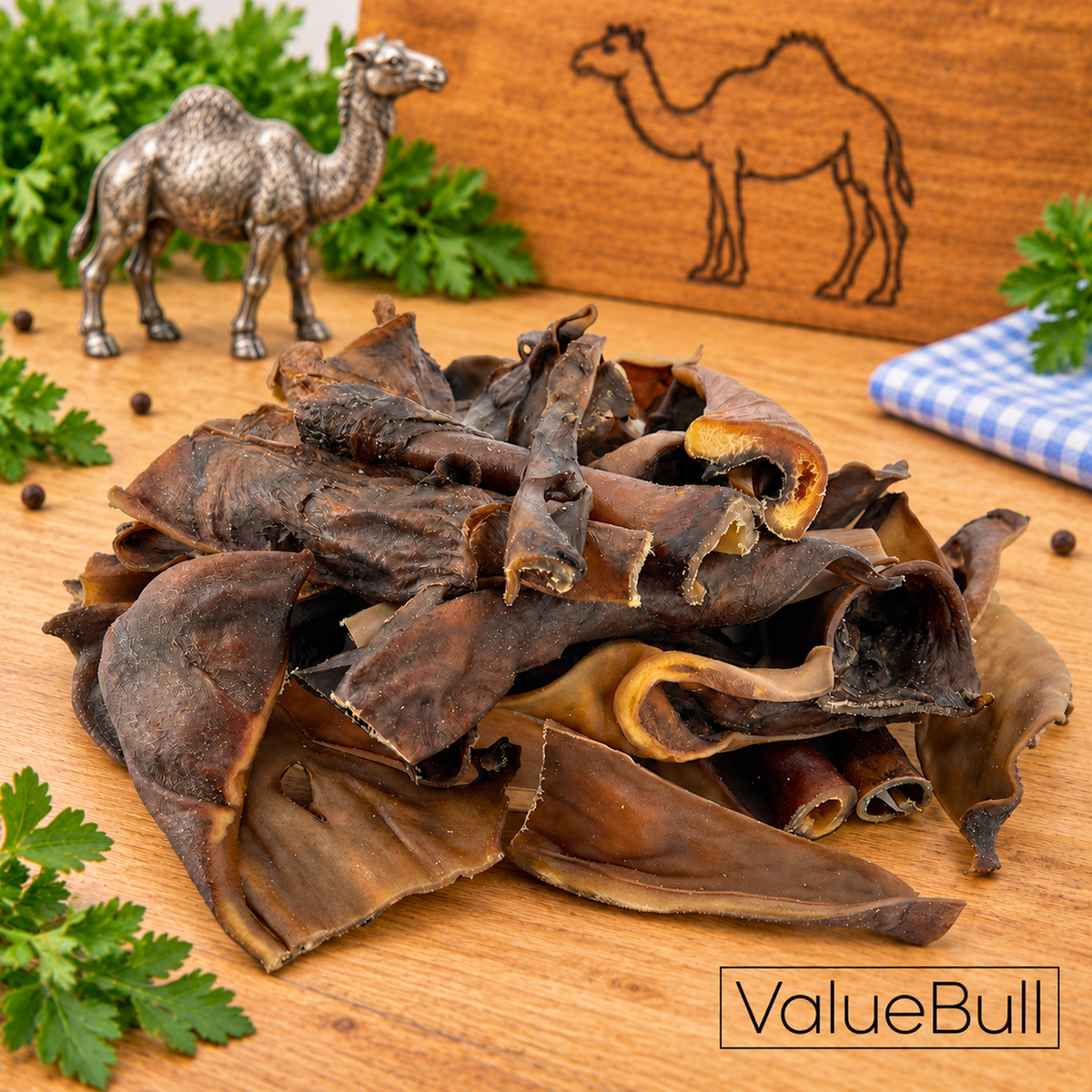 ValueBull Camel Skin Slices for Dogs, 5 Pound - Camel - 5 Pound