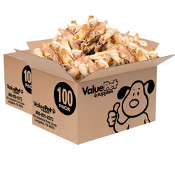 ValueBull Lamb Ears Dog Chews, Varied Shapes, Sizes & Colors, 200 ct BULK PACK