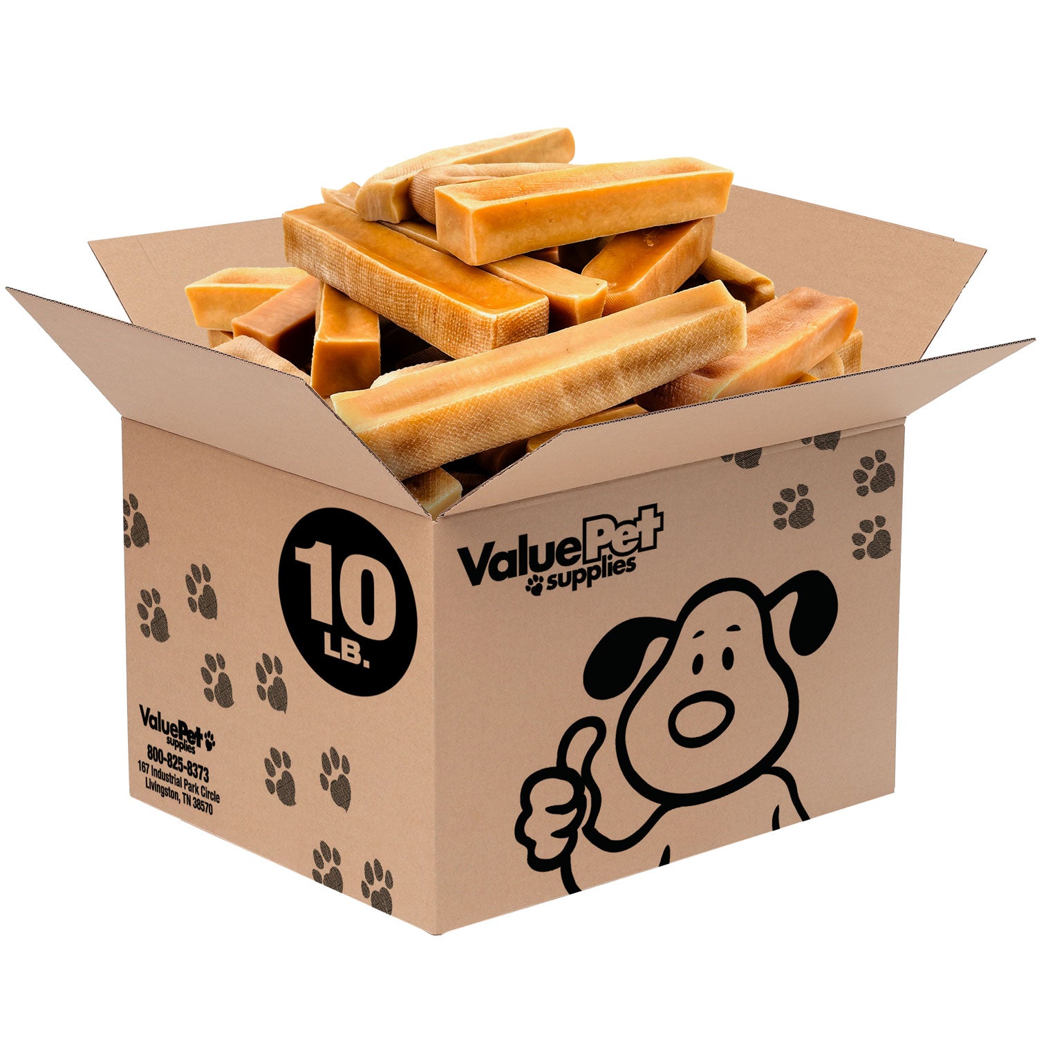 ValueBull Himalayan Yak Cheese Dog Chews, Extra Large, 10 lb Bulk Pack - X-Large - 10 LB