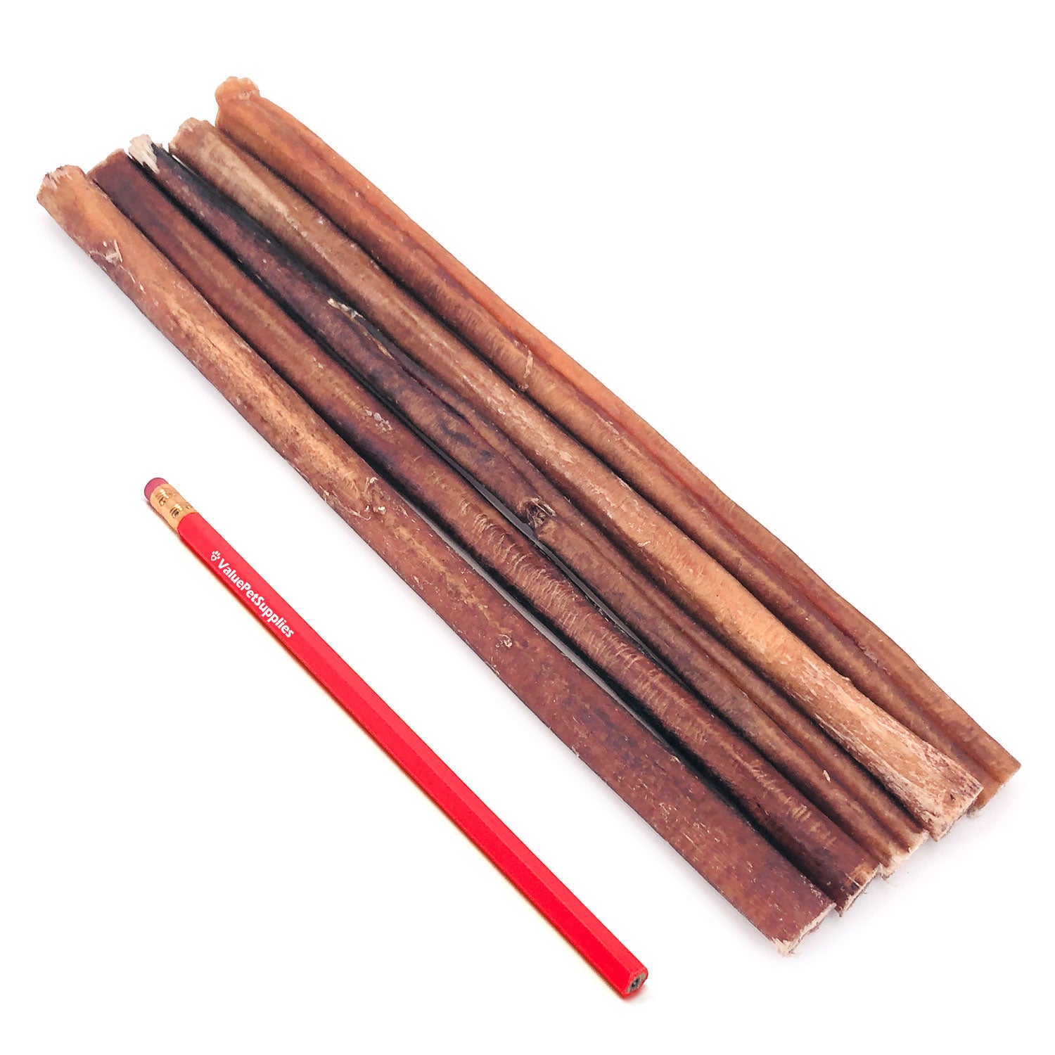 ValueBull Bully Sticks for Dogs, Thick 12 Inch, 50 Count