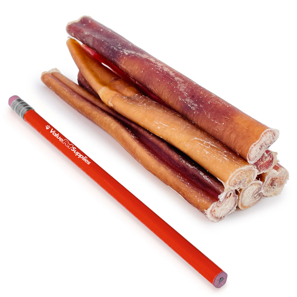 ValueBull USA Bully Sticks, Medium 6 Inch, 25 Count