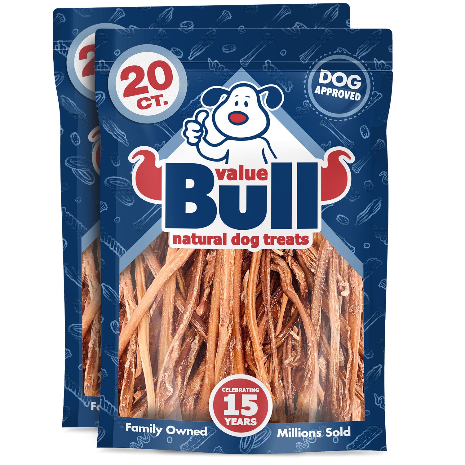 ValueBull Lamb Pizzle Sticks, 40 Count