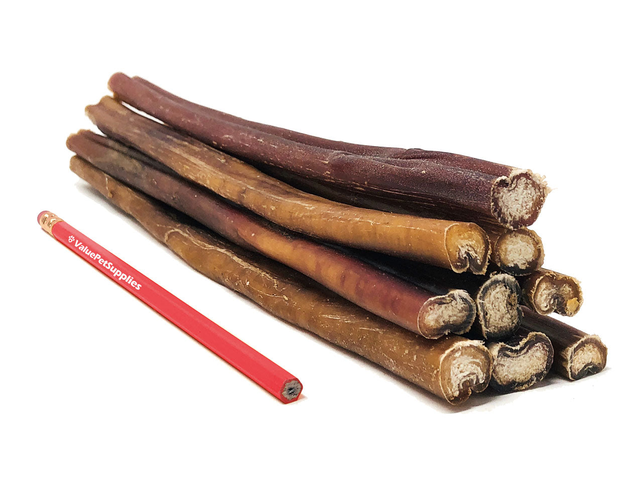 ValueBull Bully Sticks, Low Odor Premium Dog Chews, Thick 12", 200 ct