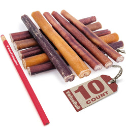 ValueBull Bully Sticks For Dogs, Medium 6 Inch, 10 Count