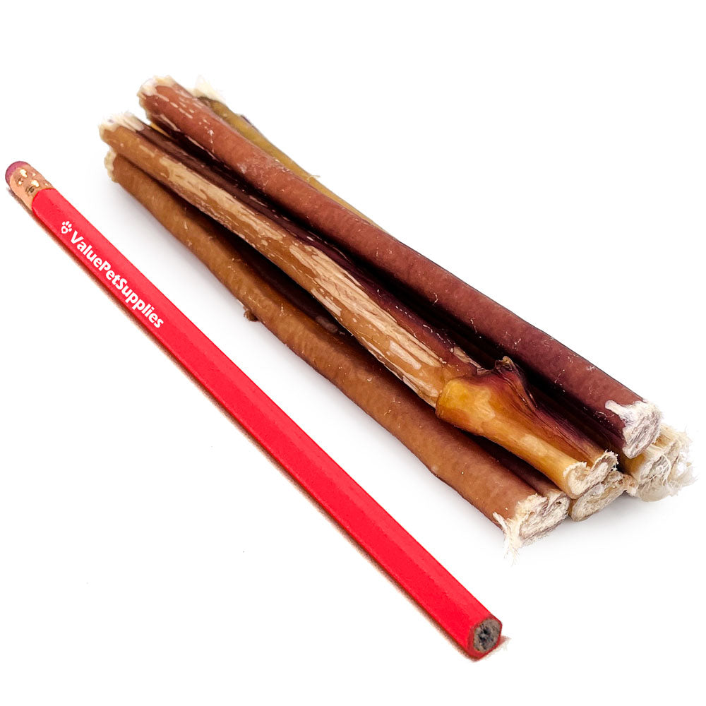 ValueBull Bully Sticks for Small Dogs, Extra Thin 6 Inch, 400 Count WHOLESALE PACK