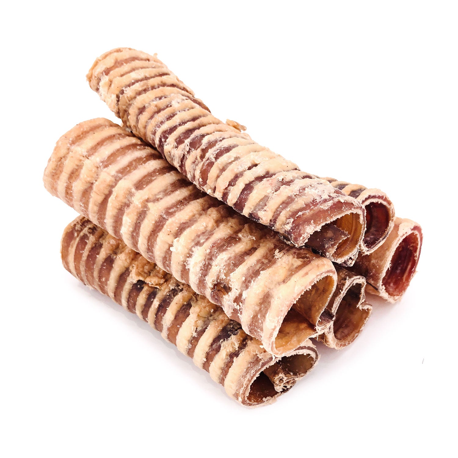 ValueBull USA Beef Trachea Dog Treats, 5-6 Inch, 200 Count, BULK PACK