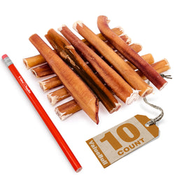 ValueBull USA Bully Sticks, Medium 6 Inch, 10 Count