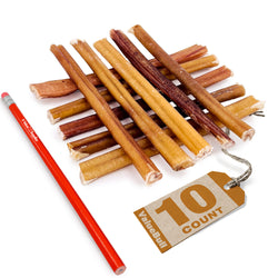 ValueBull USA Bully Sticks for Small Dogs, Thin 6 Inch, 10 Count